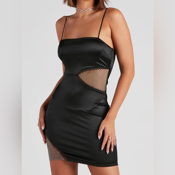 Windsor Dresses & Skirts - Tonight's Special Satin Mini Dress